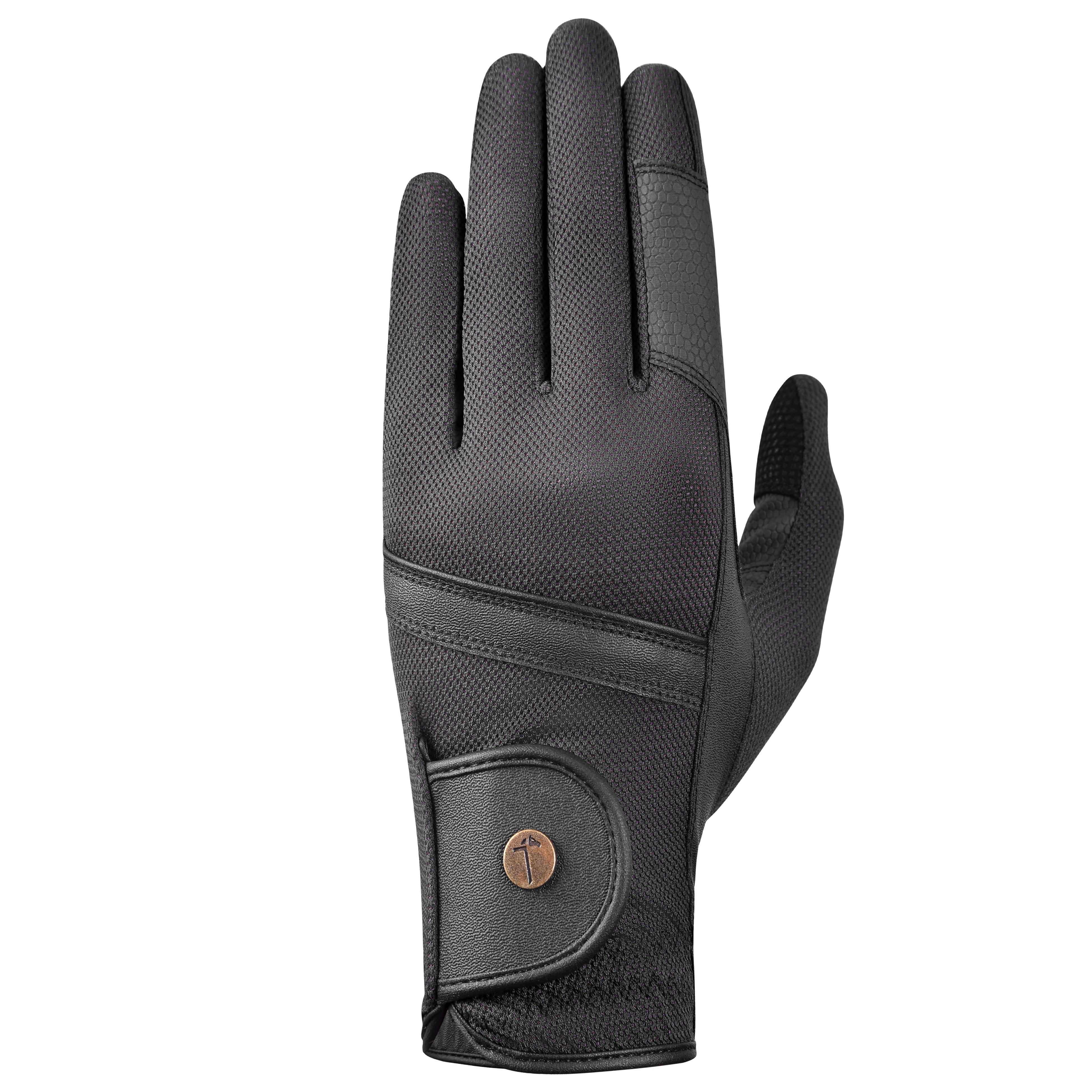 Tactiq Model L Black Riding Gloves - Equiluxe Tack