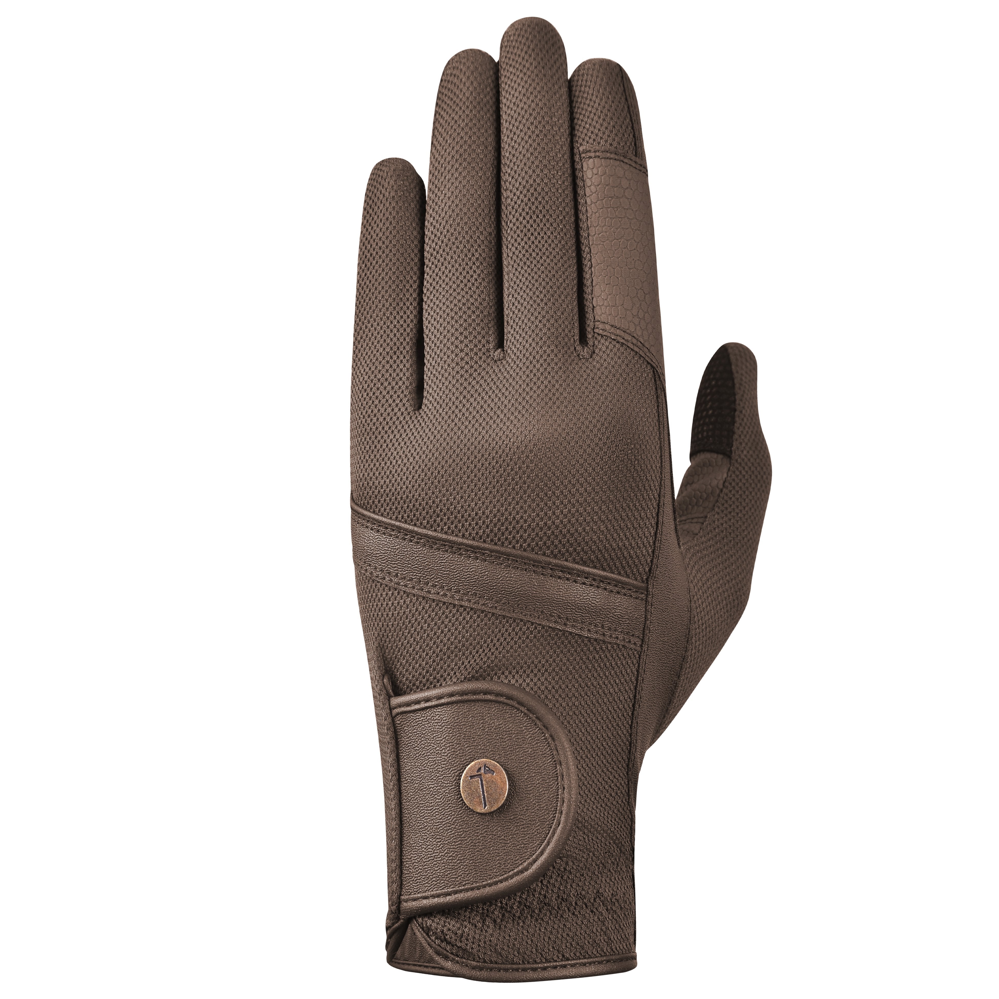 Tactiq Model L Brown Riding Gloves - Equiluxe Tack