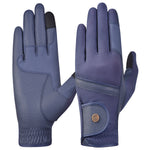 Tactiq Model L Navy Riding Gloves - Equiluxe Tack