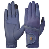 Tactiq Model L Navy Riding Gloves - Equiluxe Tack