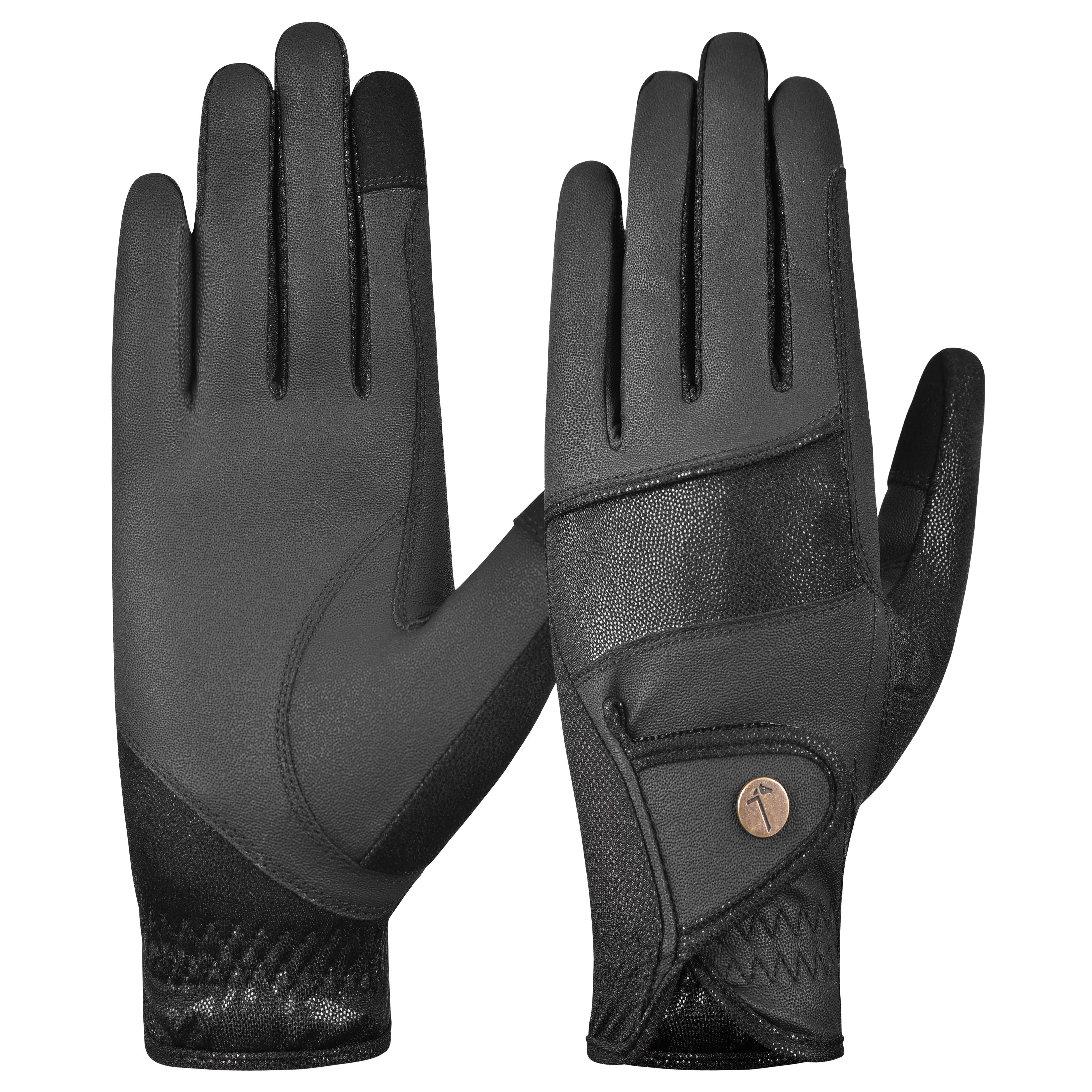 Tactiq Model O Black Riding Gloves - Equiluxe Tack