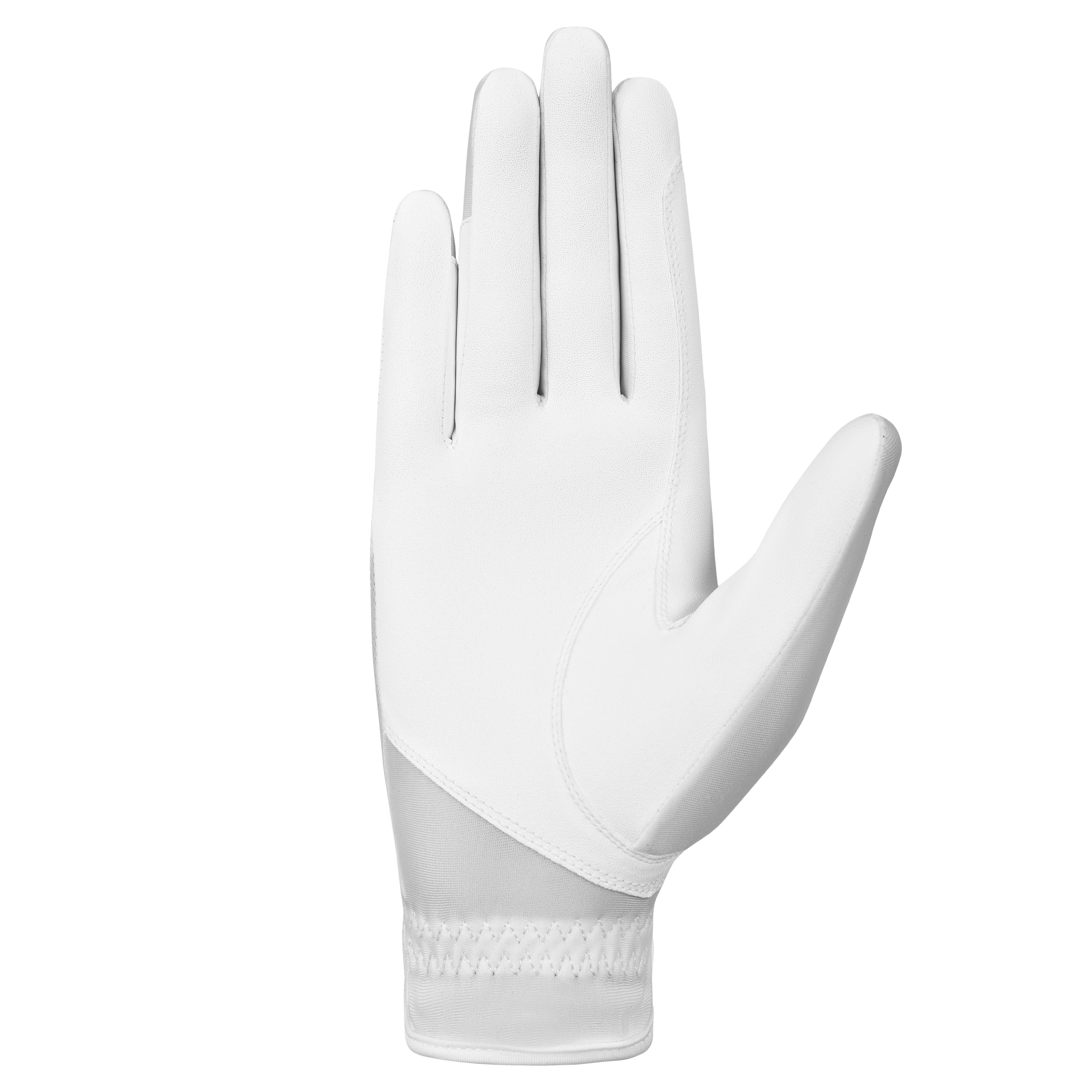 Tactiq Model O White Riding Gloves - Equiluxe Tack