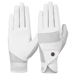 Tactiq Model O White Riding Gloves - Equiluxe Tack
