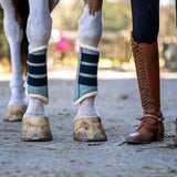 Teaparty Green Brushing Boots - Equestroom - Equiluxe Tack