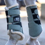 Teaparty Green Brushing Boots - Equestroom - Equiluxe Tack