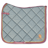 Teaparty Green Saddle Pad (Limited Edition) - Equestroom - Equiluxe Tack