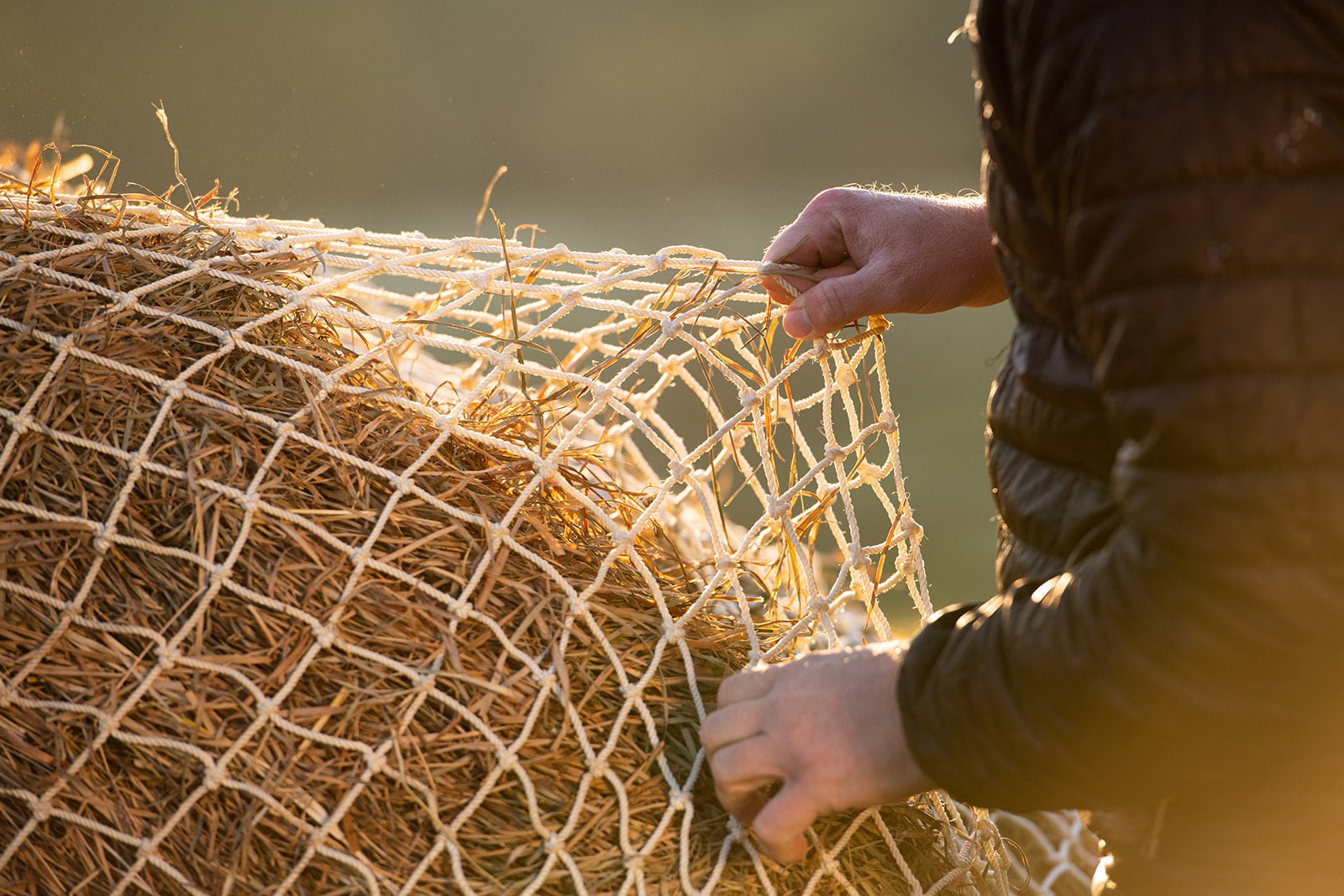 Texas Haynet Heavy Gauge Round Bale Hay Net - Texas Haynet - Equiluxe Tack