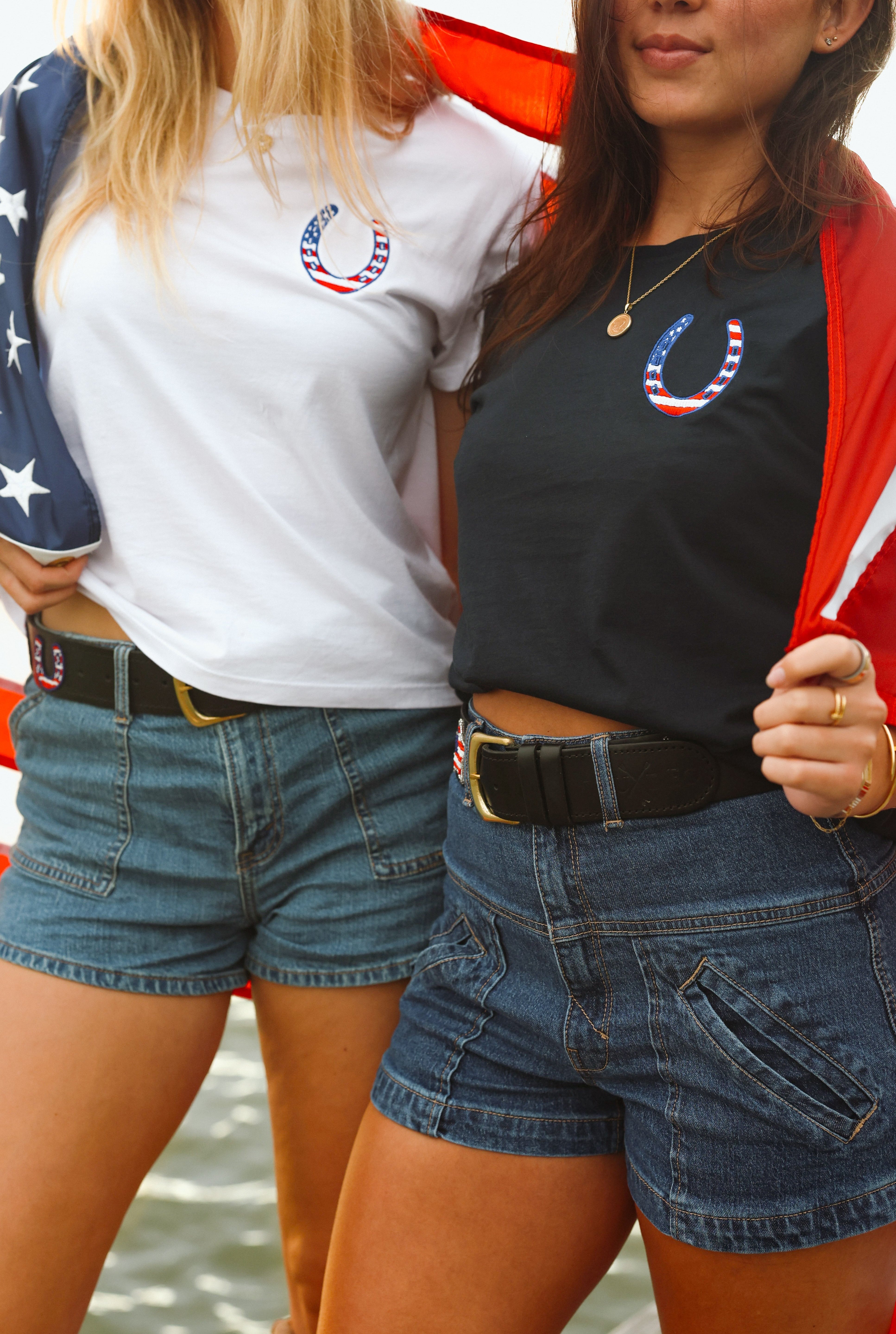 The Barn Dallas Lucky American T-Shirt - Equiluxe Tack