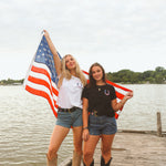 The Barn Dallas Lucky American T-Shirt - Equiluxe Tack