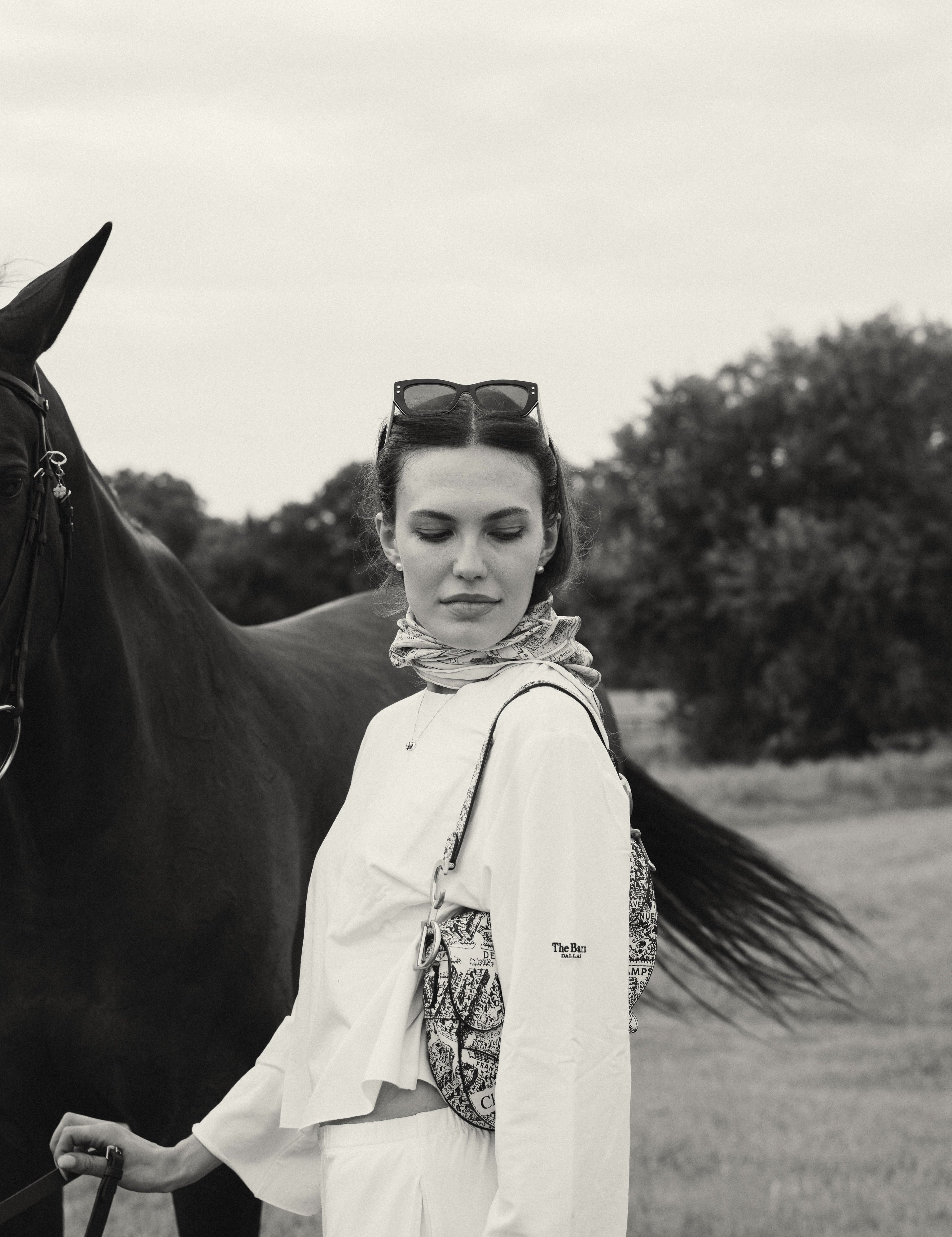 The Barn Dallas Ringside Flare Crewneck - Equiluxe Tack