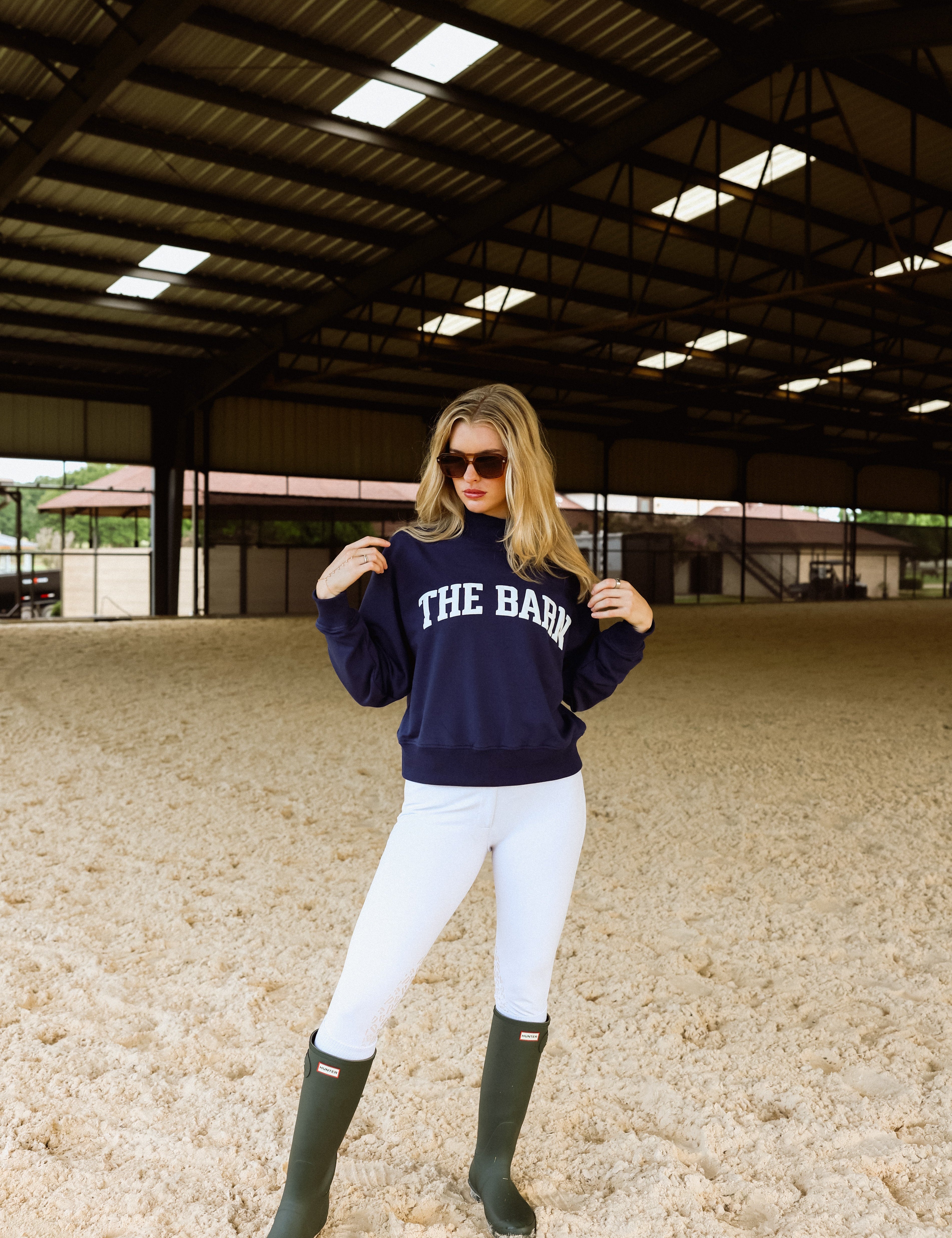 The Barn Dallas 'The Mockneck' Sweatshirt - Summer Edit - Equiluxe Tack