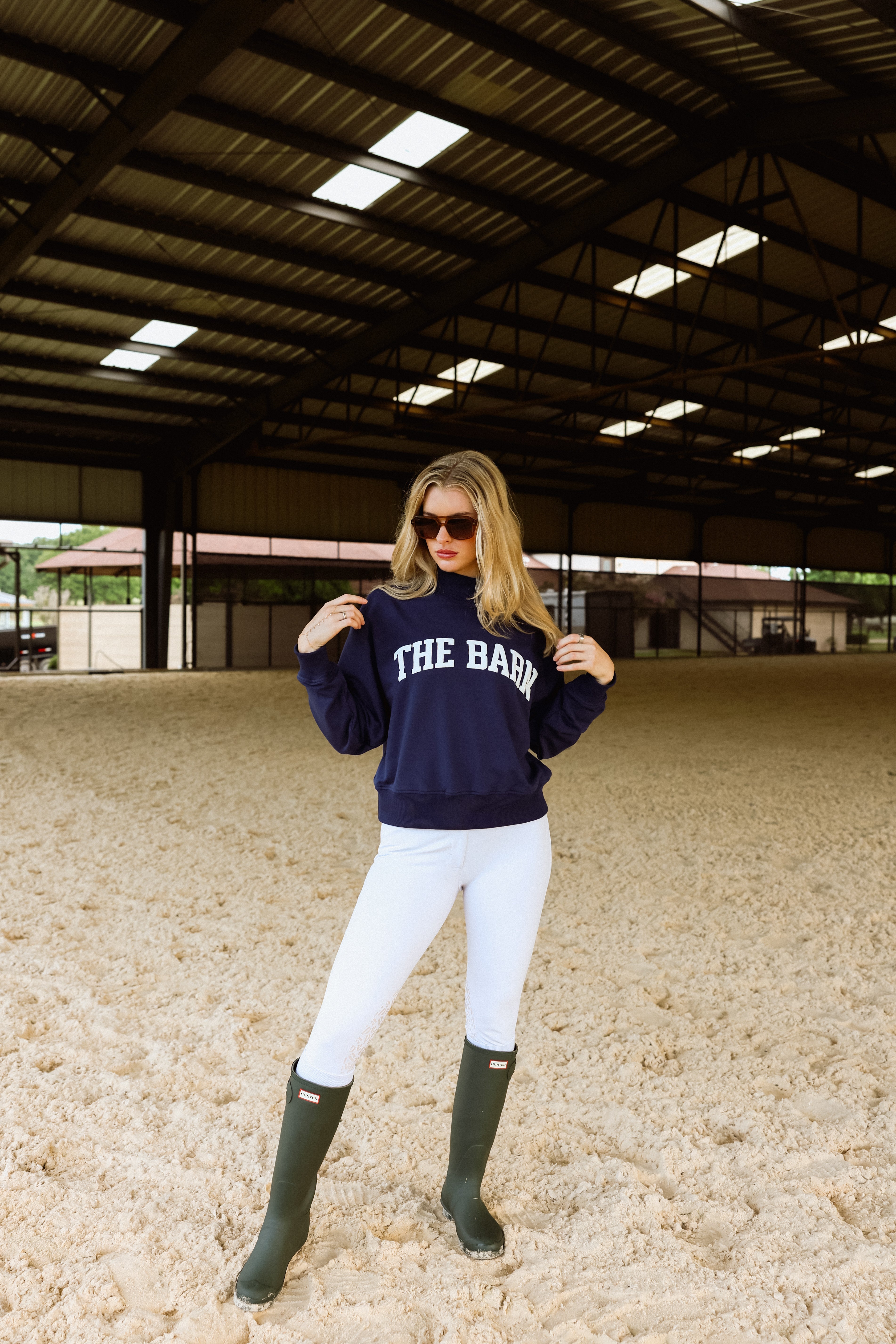 The Barn Dallas 'The Mockneck' Sweatshirt - Summer Edit - Equiluxe Tack