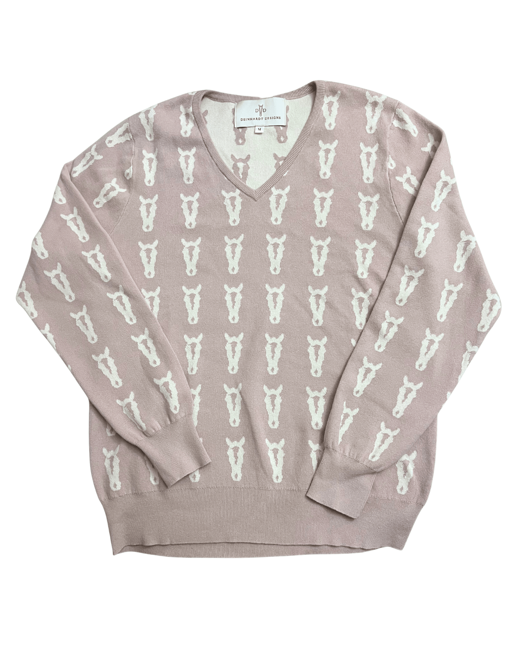 The Deinhardt Varsity Sweater - Mauve - Deinhardt Designs - Equiluxe Tack
