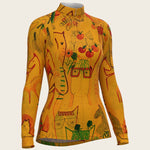 The Horse Fair in Ochre Quarter Zip Sun Shirt - Espoir Equestrian - Equiluxe Tack