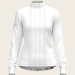 The Horse Fair Monochrome Long Pleated Long Sleeve Sleeve Show Shirt - Espoir Equestrian - Equiluxe Tack