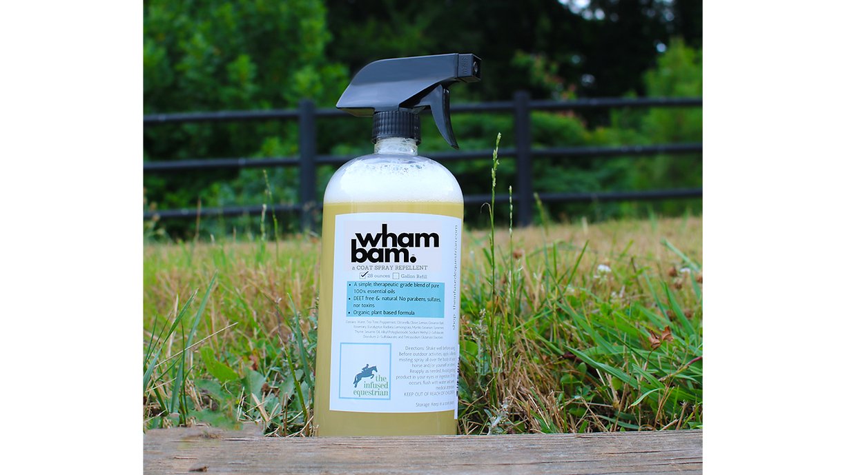 The Infused Equestrian 'Wham Bam' All Natural Fly Spray (28 oz) - The Infused Equestrian - Equiluxe Tack