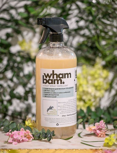 The Infused Equestrian 'Wham Bam' All Natural Fly Spray (28 oz) - The Infused Equestrian - Equiluxe Tack