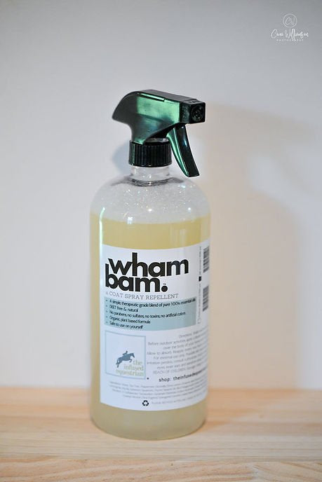 The Infused Equestrian 'Wham Bam' All Natural Fly Spray (28 oz) - The Infused Equestrian - Equiluxe Tack