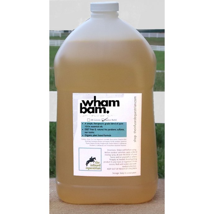 The Infused Equestrian 'Wham Bam' All Natural Fly Spray Gallon - The Infused Equestrian - Equiluxe Tack