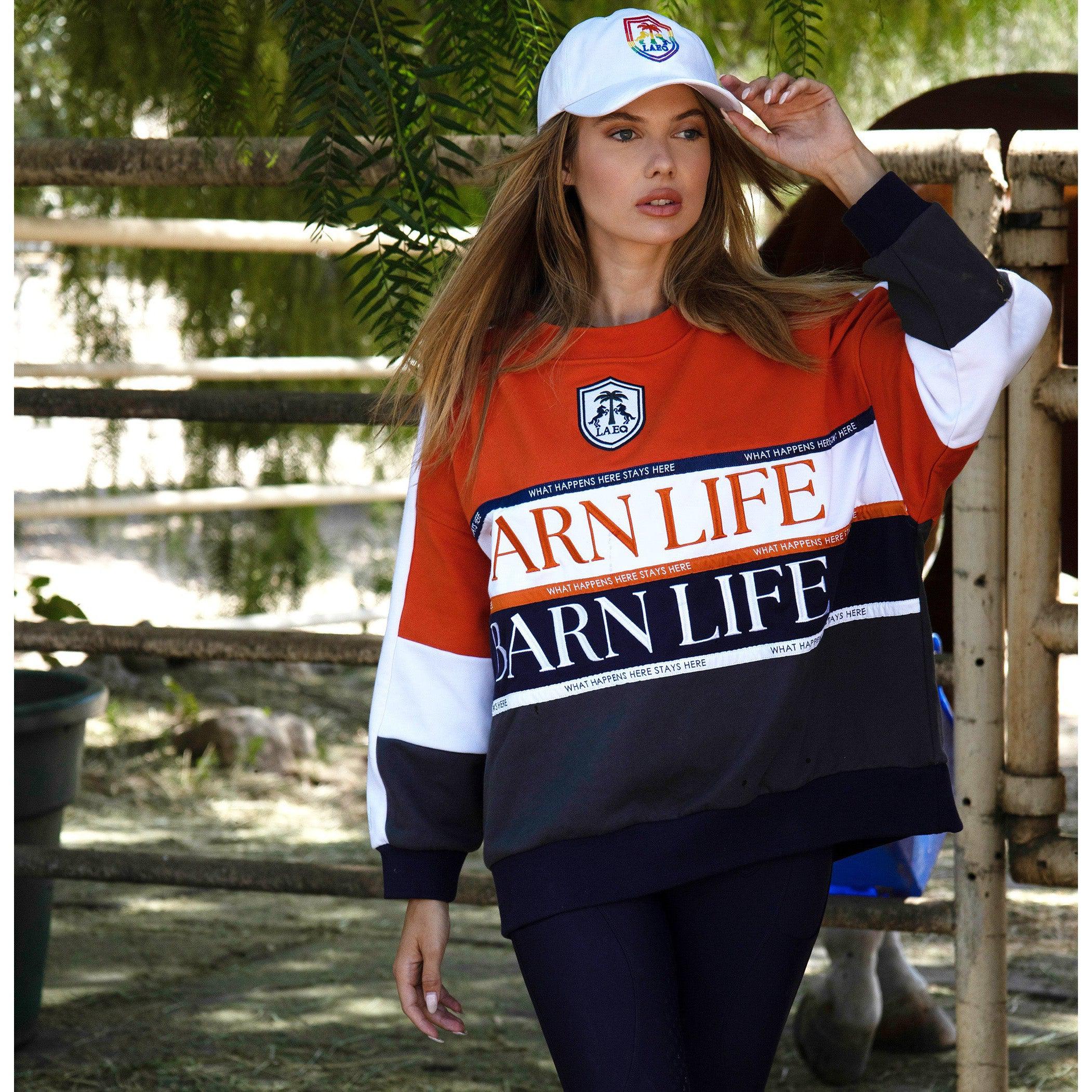 The LA EQ 'Barn life' Sweatshirt - Majyk Equipe - Equiluxe Tack