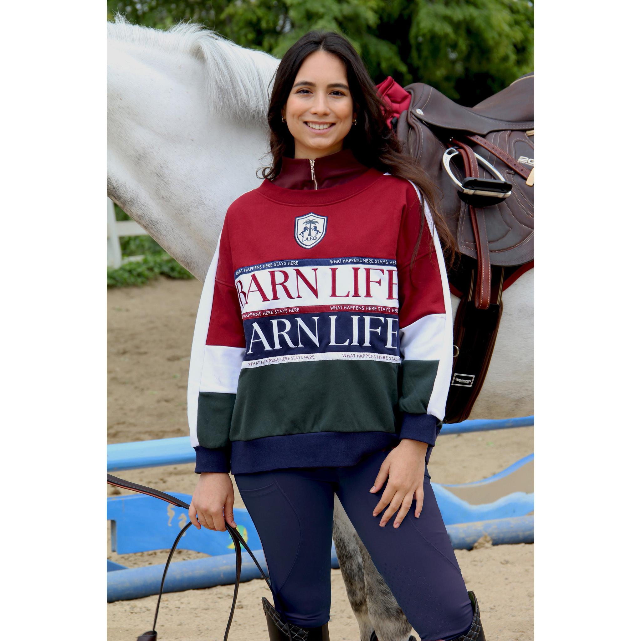 The LA EQ 'Barn life' Sweatshirt - Majyk Equipe - Equiluxe Tack