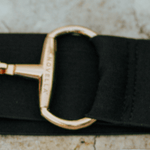 The Novella Equestrian Snaffle Belts in Black - Novella Equestrian - Equiluxe Tack