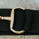 The Novella Equestrian Snaffle Belts in Black - Novella Equestrian - Equiluxe Tack