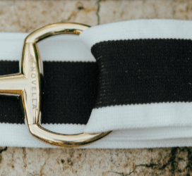 The Novella Equestrian Snaffle Belts in Black - Novella Equestrian - Equiluxe Tack