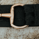 The Novella Equestrian Snaffle Belts in Black - Novella Equestrian - Equiluxe Tack