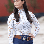 The Novella Snaffle Belt (Rust + Cream) - Novella Equestrian - Equiluxe Tack