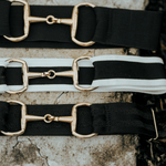 The Novella Snaffle Belts in Black. - Novella Equestrian - Equiluxe Tack