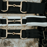 The Novella Snaffle Belts in Black. - Novella Equestrian - Equiluxe Tack