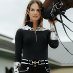 The Novella Snaffle Belts in Black. - Novella Equestrian - Equiluxe Tack