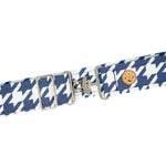 The Posh Pony Blue Houndstooth Belt - The Posh Pony - Equiluxe Tack