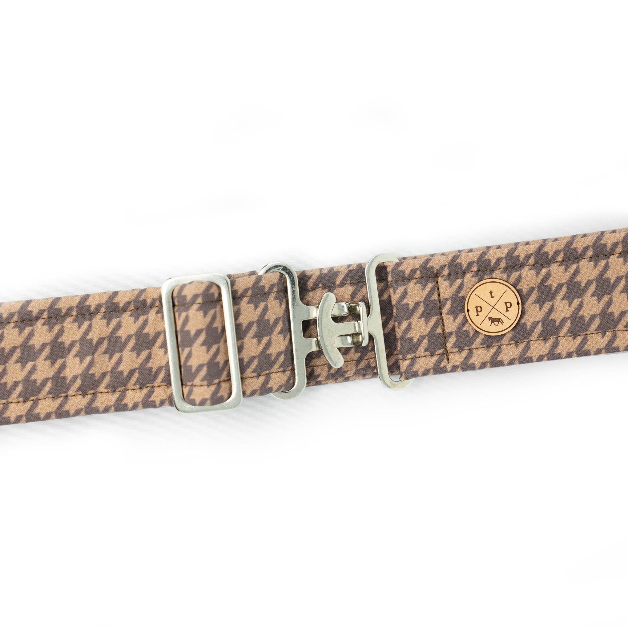 The Posh Pony Brown Houndstooth Belt - The Posh Pony - Equiluxe Tack
