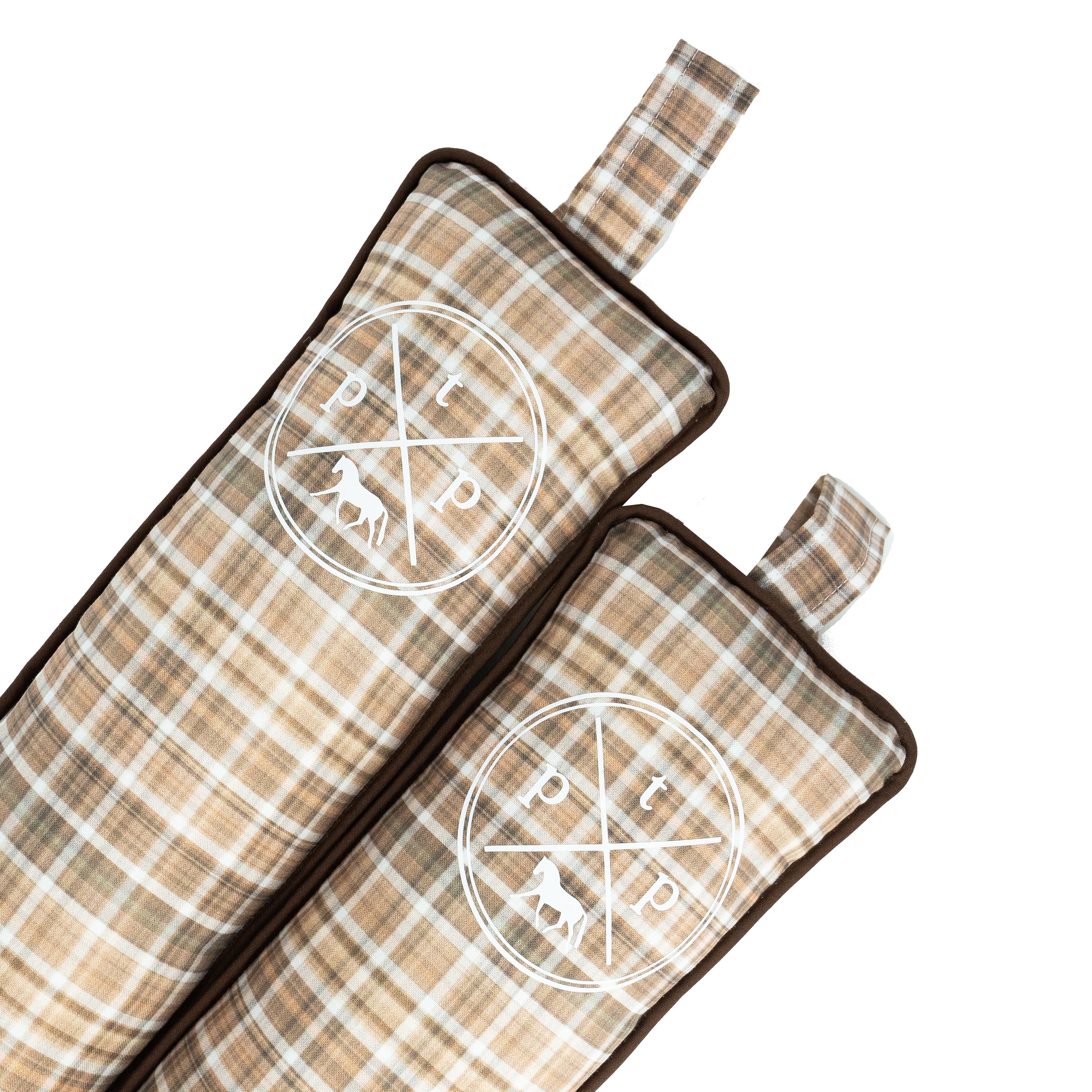 The Posh Pony Brown Plaid Boot Trees - The Posh Pony - Equiluxe Tack
