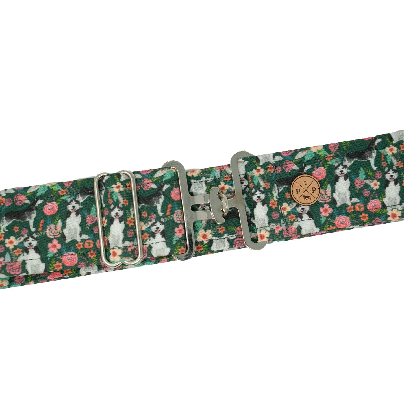 The Posh Pony Floral Husky (Green) Belt - The Posh Pony - Equiluxe Tack