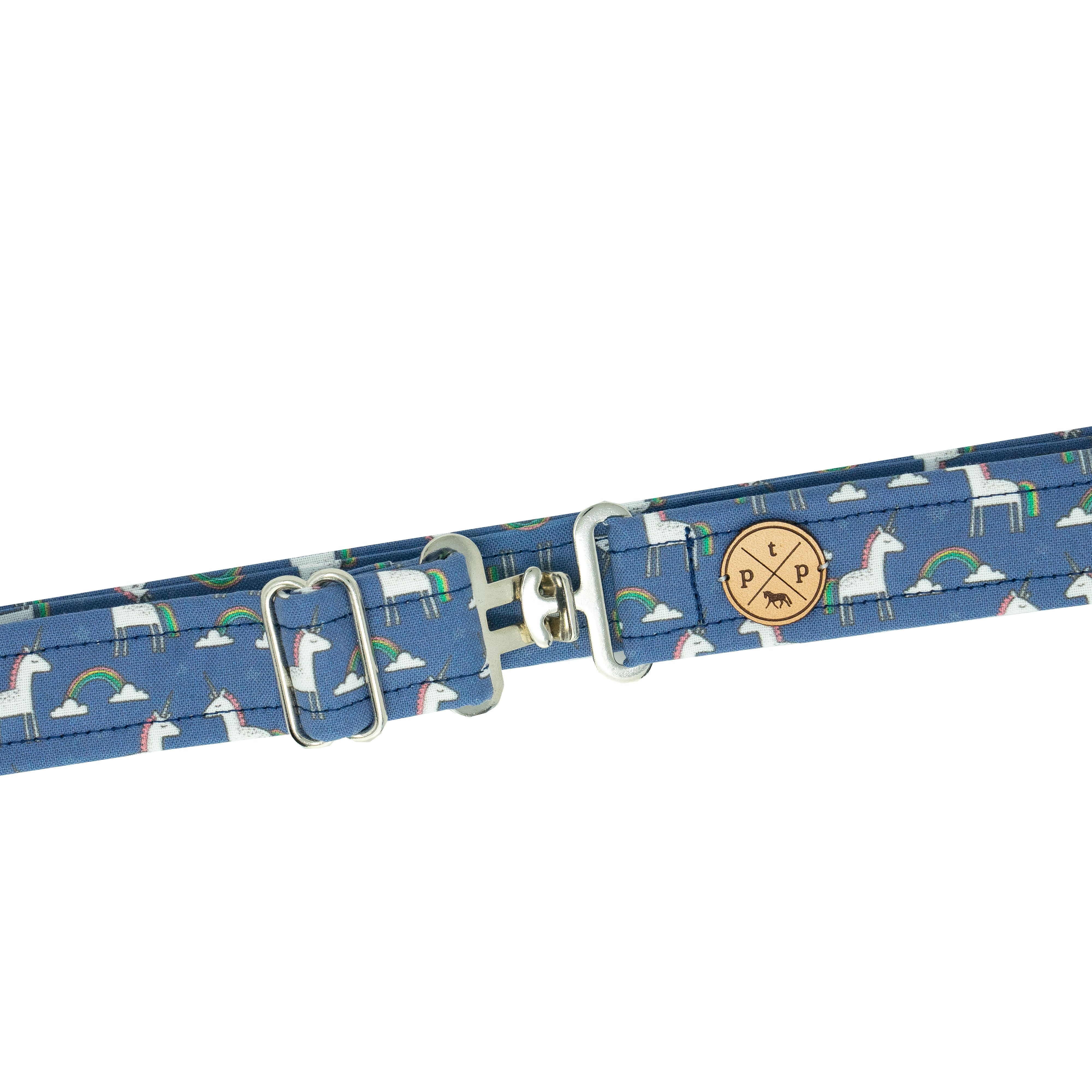 The Posh Pony Magical Unicorn (Navy) Belt - The Posh Pony - Equiluxe Tack