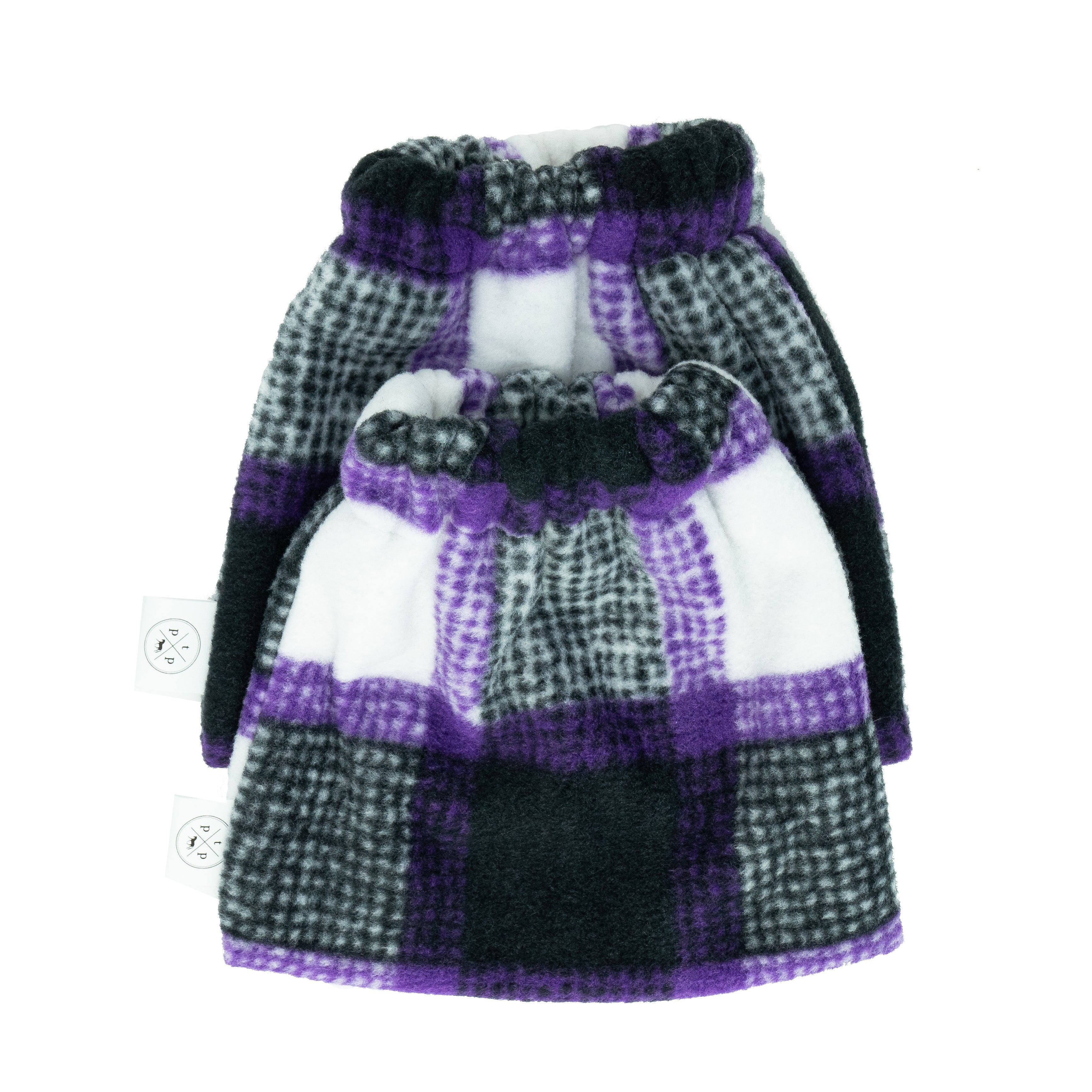 The Posh Pony Purple & Black Plaid Stirrup Covers - The Posh Pony - Equiluxe Tack