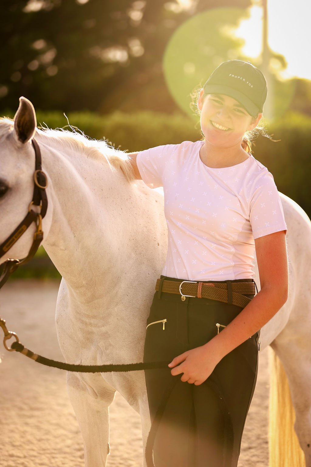 The Proper Fox Beige Short Sleeve - Equiluxe Tack