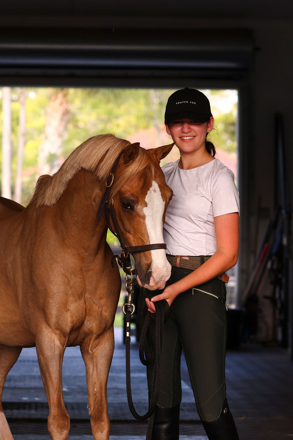 The Proper Fox Beige Short Sleeve - Equiluxe Tack