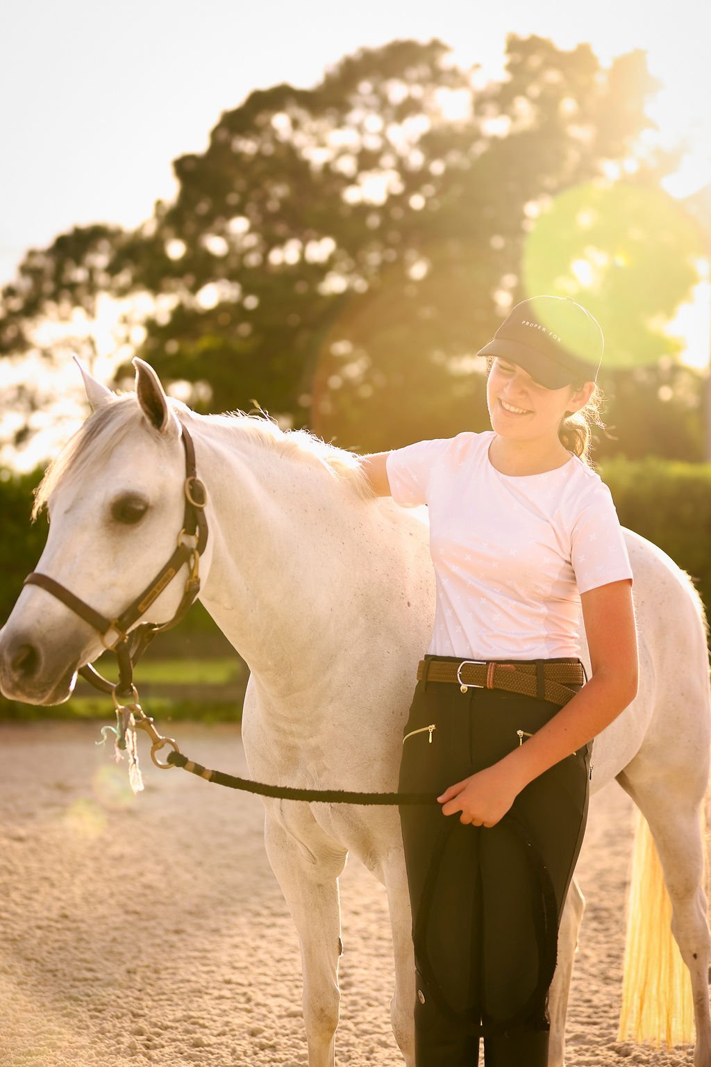 The Proper Fox Beige Short Sleeve - Equiluxe Tack