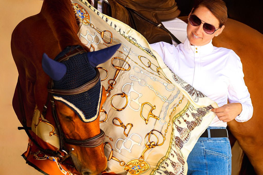 The Proper Fox Bits & Reins Silk Scarf - Equiluxe Tack