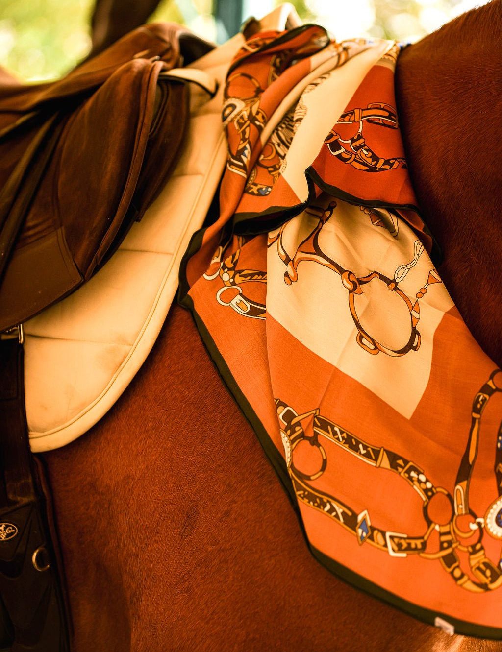 The Proper Fox Bits & Reins Silk Scarf - Equiluxe Tack
