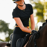 The Proper Fox Black Short Sleeve - Equiluxe Tack