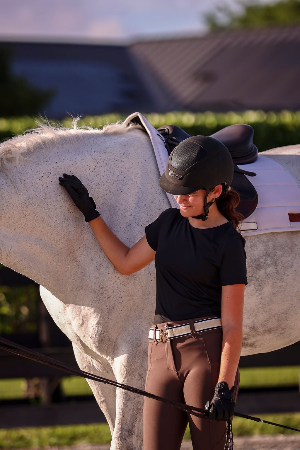 The Proper Fox Black Short Sleeve - Equiluxe Tack