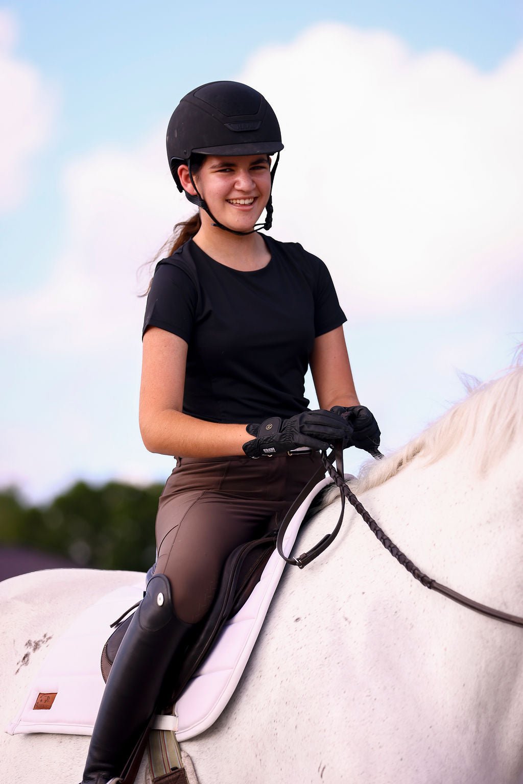 The Proper Fox Black Short Sleeve - Equiluxe Tack