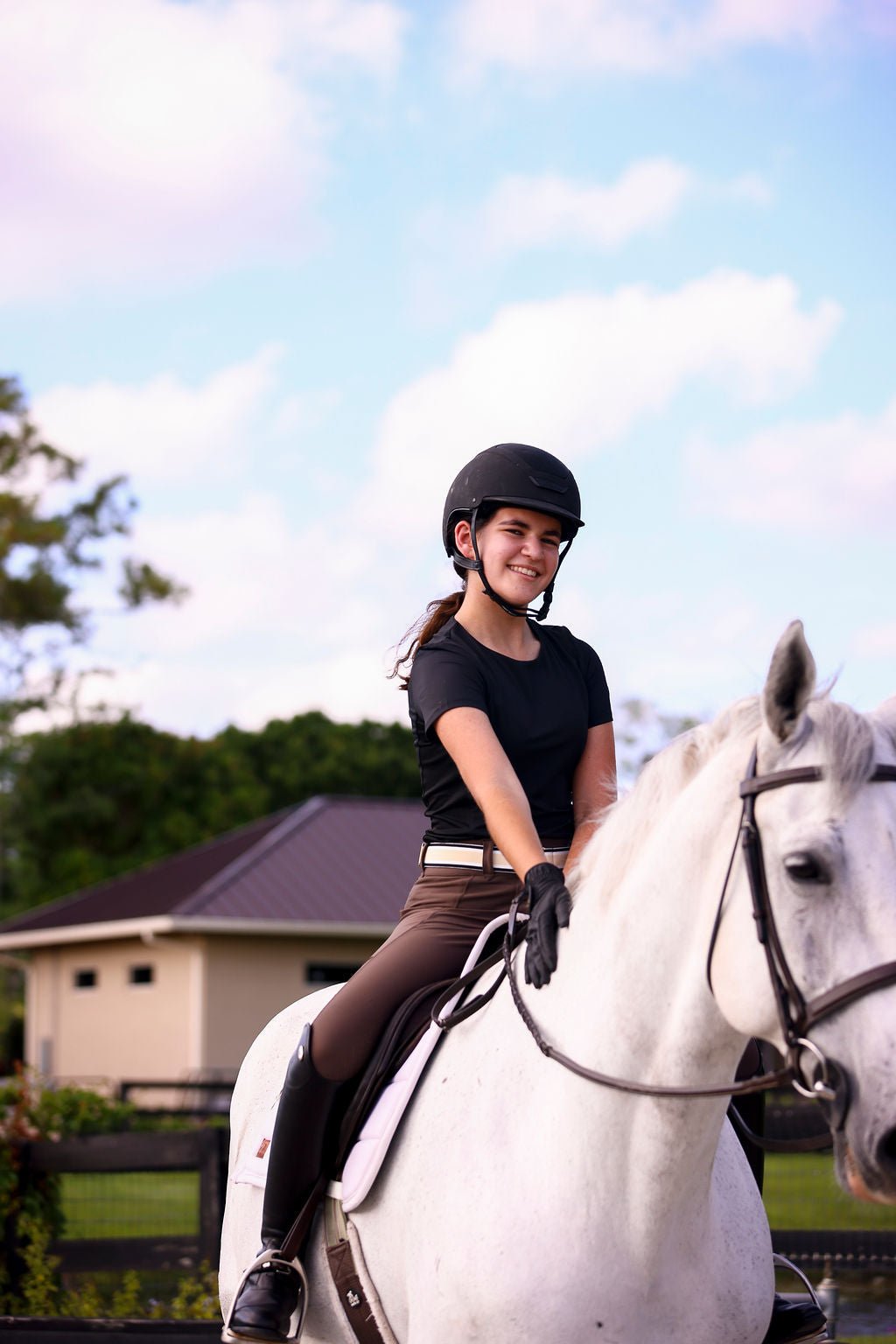 The Proper Fox Black Short Sleeve - Equiluxe Tack