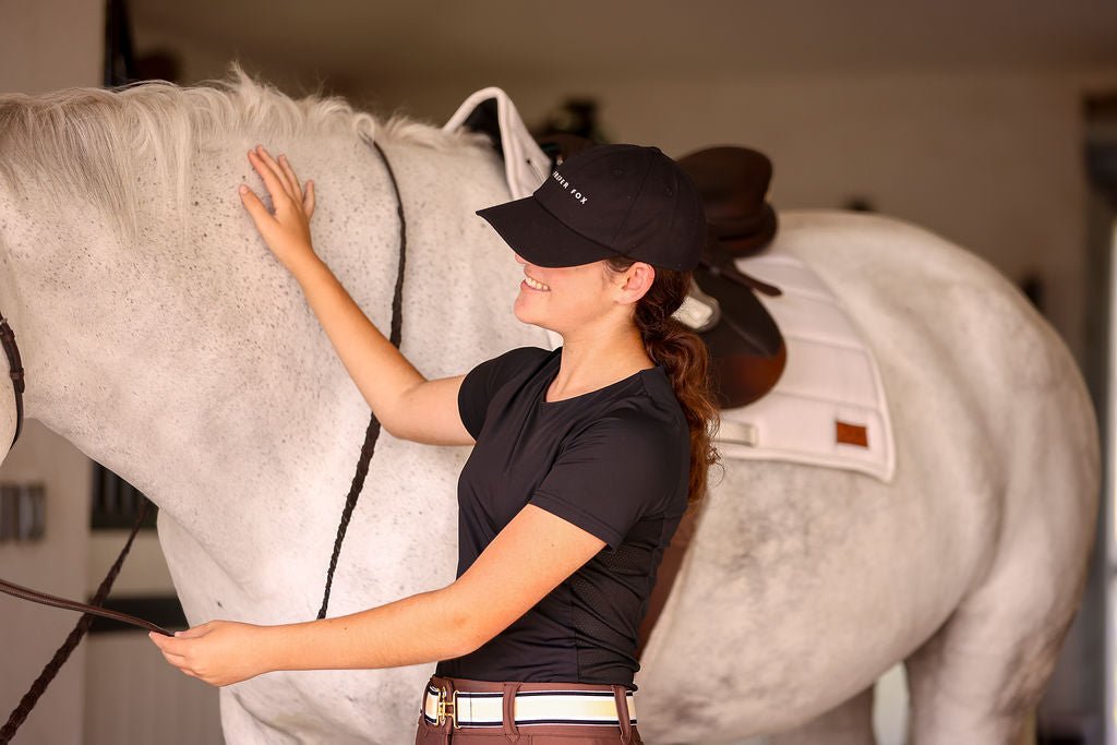 The Proper Fox Black Short Sleeve - Equiluxe Tack