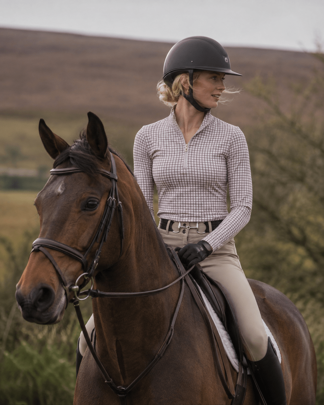 The Proper Fox Burgundy Plaid Sun Shirt - Equiluxe Tack